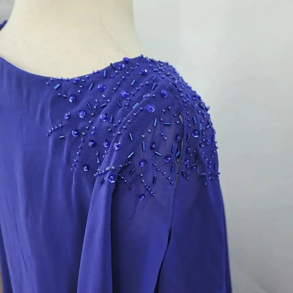 SL Fashions NY Women's Mother of the Bride Dress 9170368 in Iris SZ 10 NWT $119 - Picture 5 of 12